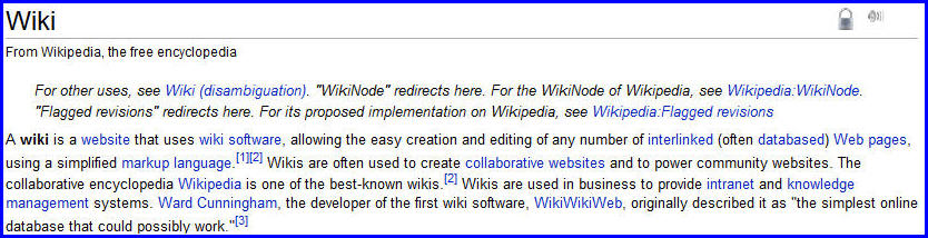 wiki in wikipedia