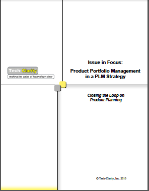 Product Portfolio Management in a PLM Strategy