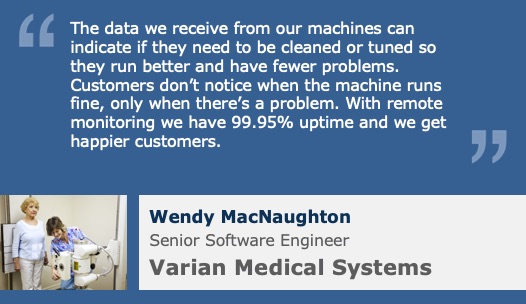 Varian Quote on value of IoT Remote Device Monitoring for Medical Equipment
Image credit: CanStockPhoto