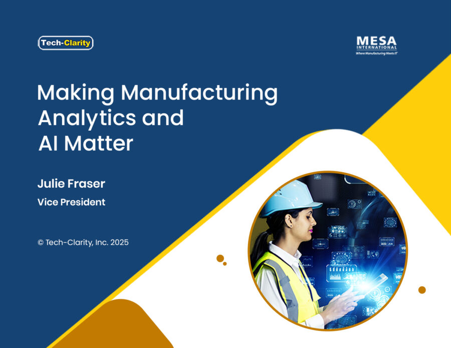 Manufacturing Analytics and AI