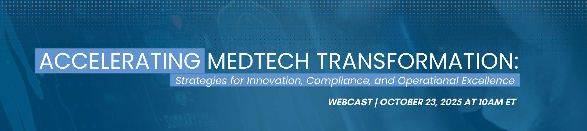MedTech Transformation