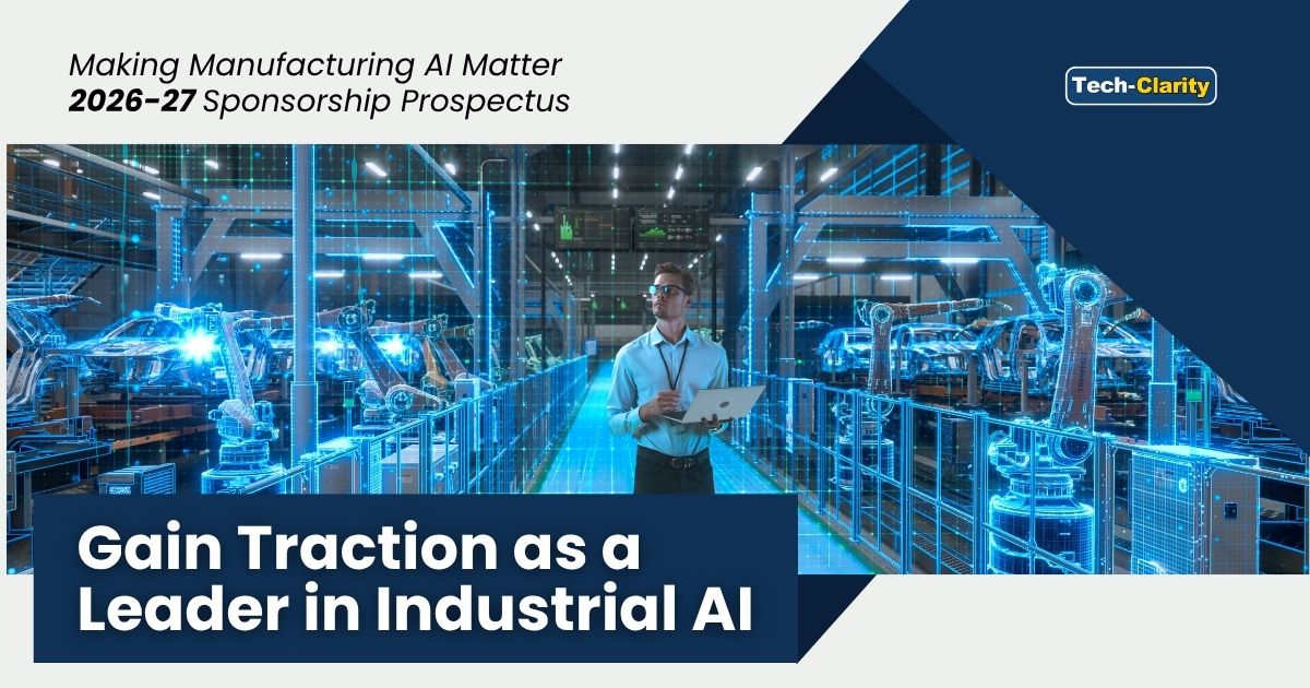 Eyelit First to Sponsor Tech-Clarity 2026-27 Making Manufacturing AI Matter Research Program - Tech-Clarity